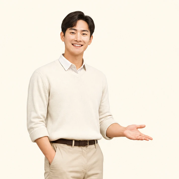 아르카나 신차 장기렌트카 상담 신청을 안내하는 담당자